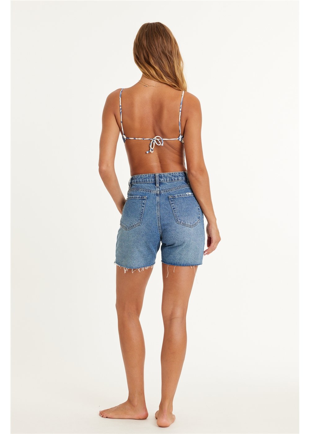 BELLA WOVEN DENIM SHORT