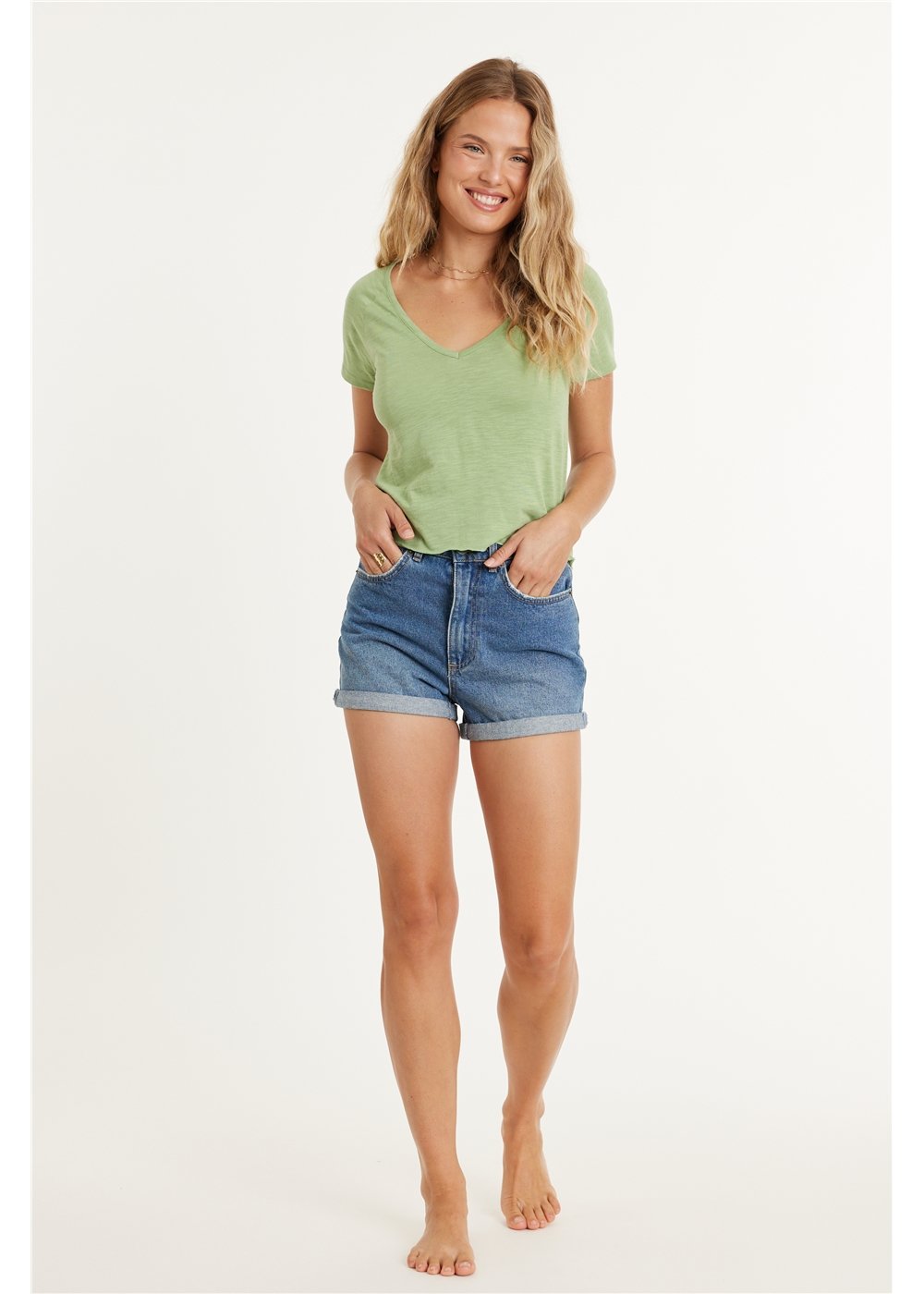 KAYDEN KNIT SHORT SLEEVE TOP
