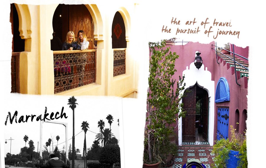 collage of buildings in Marrakech