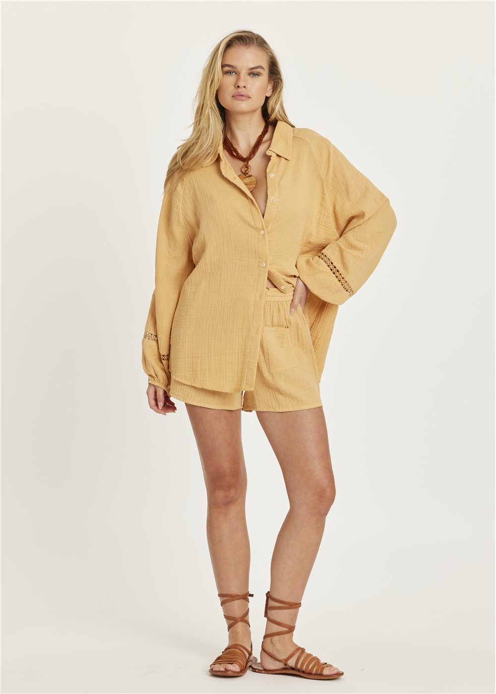 WILDEST DREAMS LONG SLEEVE WOVEN