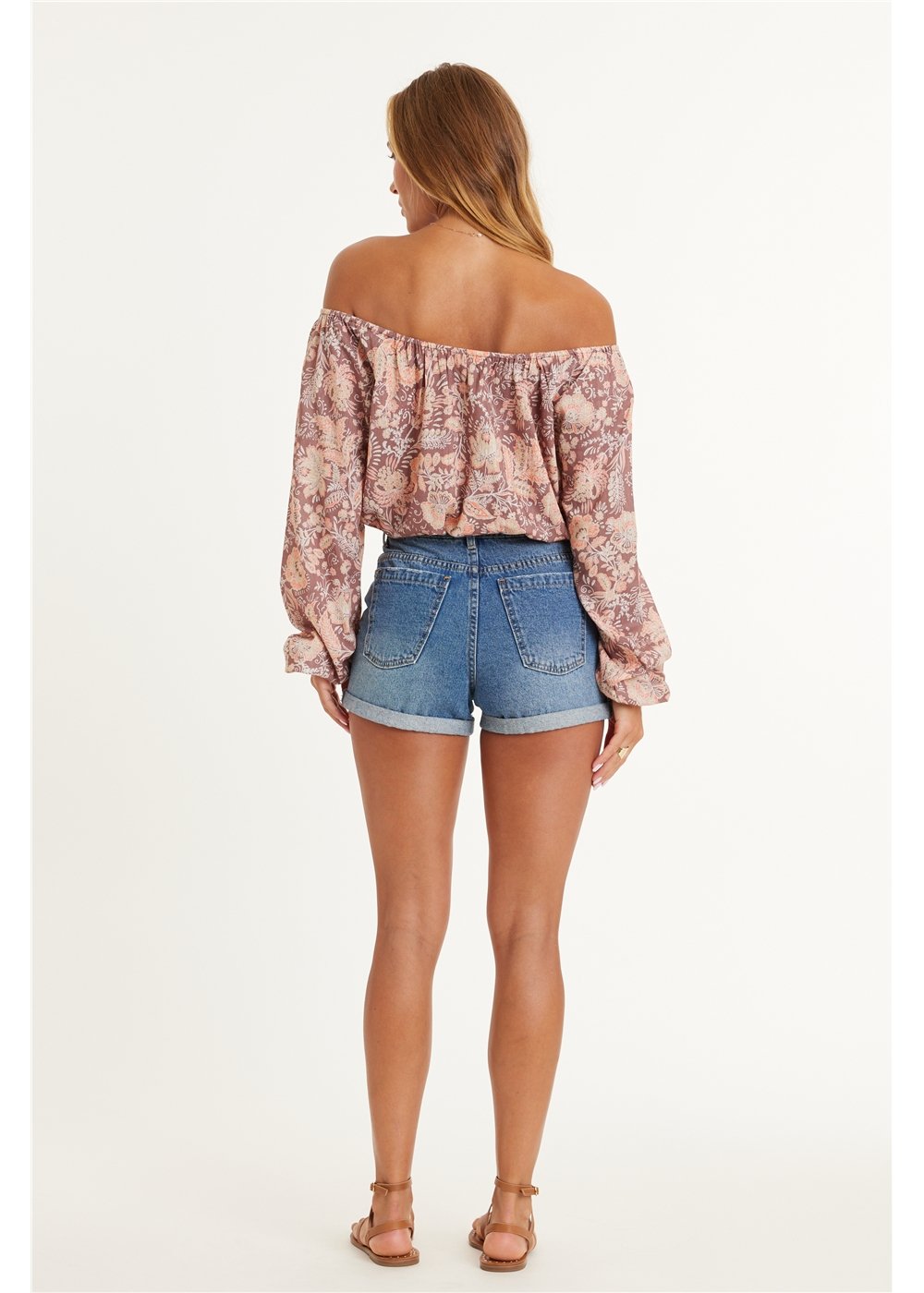 ELIZA LS WOVEN TOP