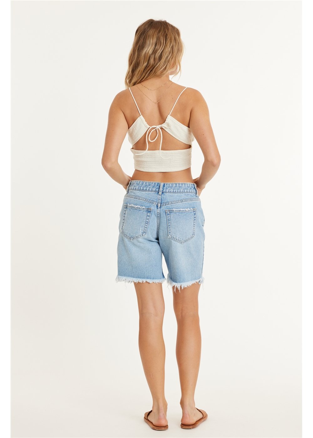 SUN-KISSED WOVEN TANK TOP