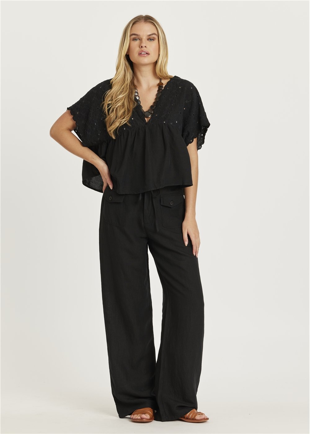 LOVERS LANE SHORT SLEEVE WOVEN