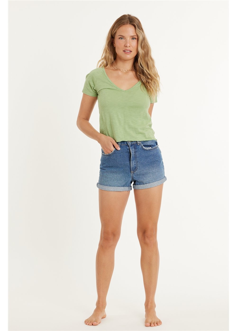 KAYDEN KNIT SHORT SLEEVE TOP
