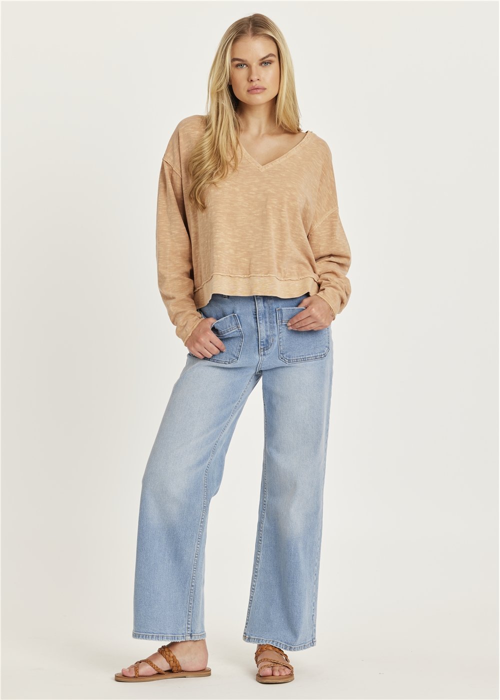 FEELING LUCKY LONG SLEEVE KNIT