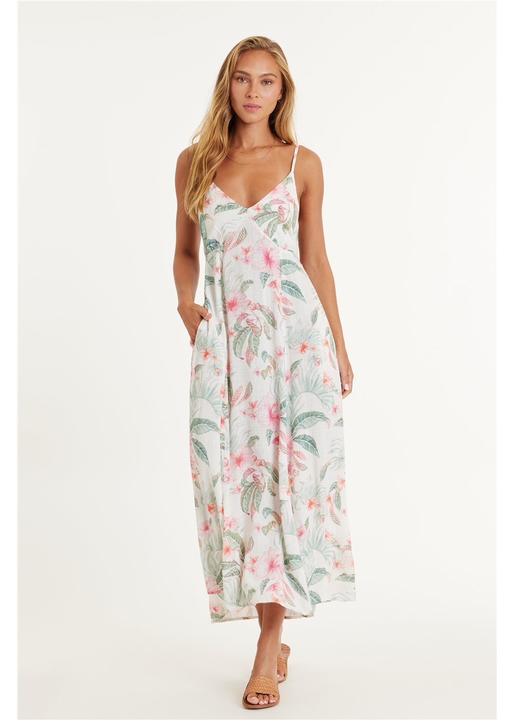 TAHITI COVE WOVEN MAXI DRESS