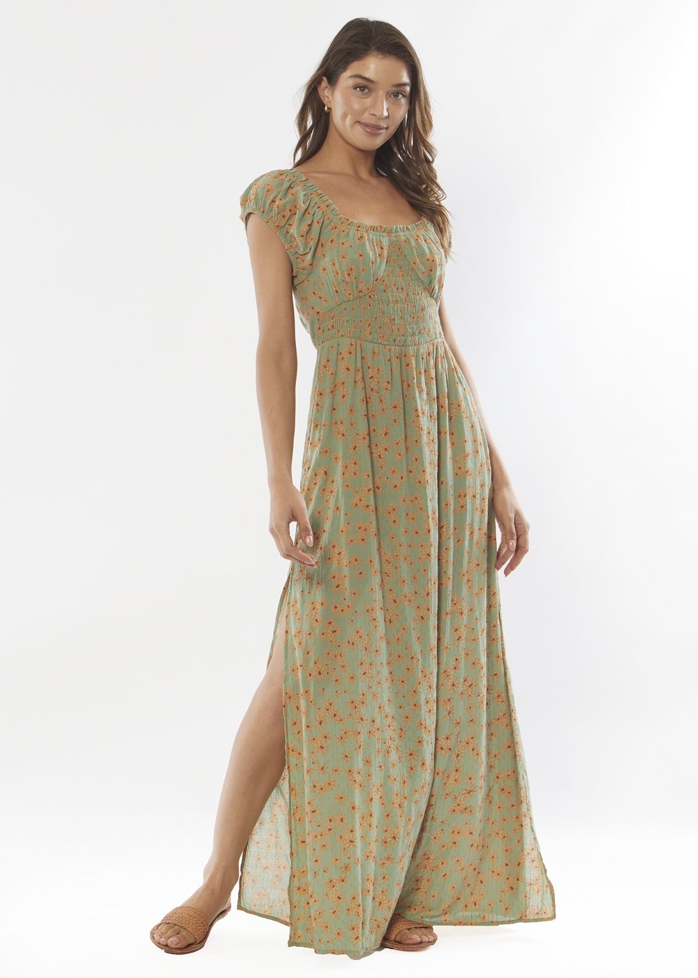 ON MY MIND WOVEN MAXI DRESS