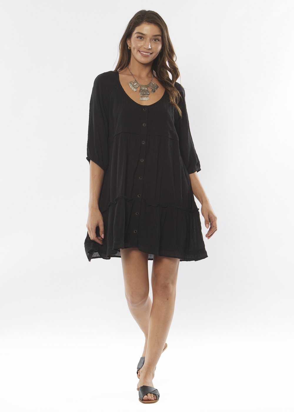 ENDLESS VACATION WOVEN DRESS