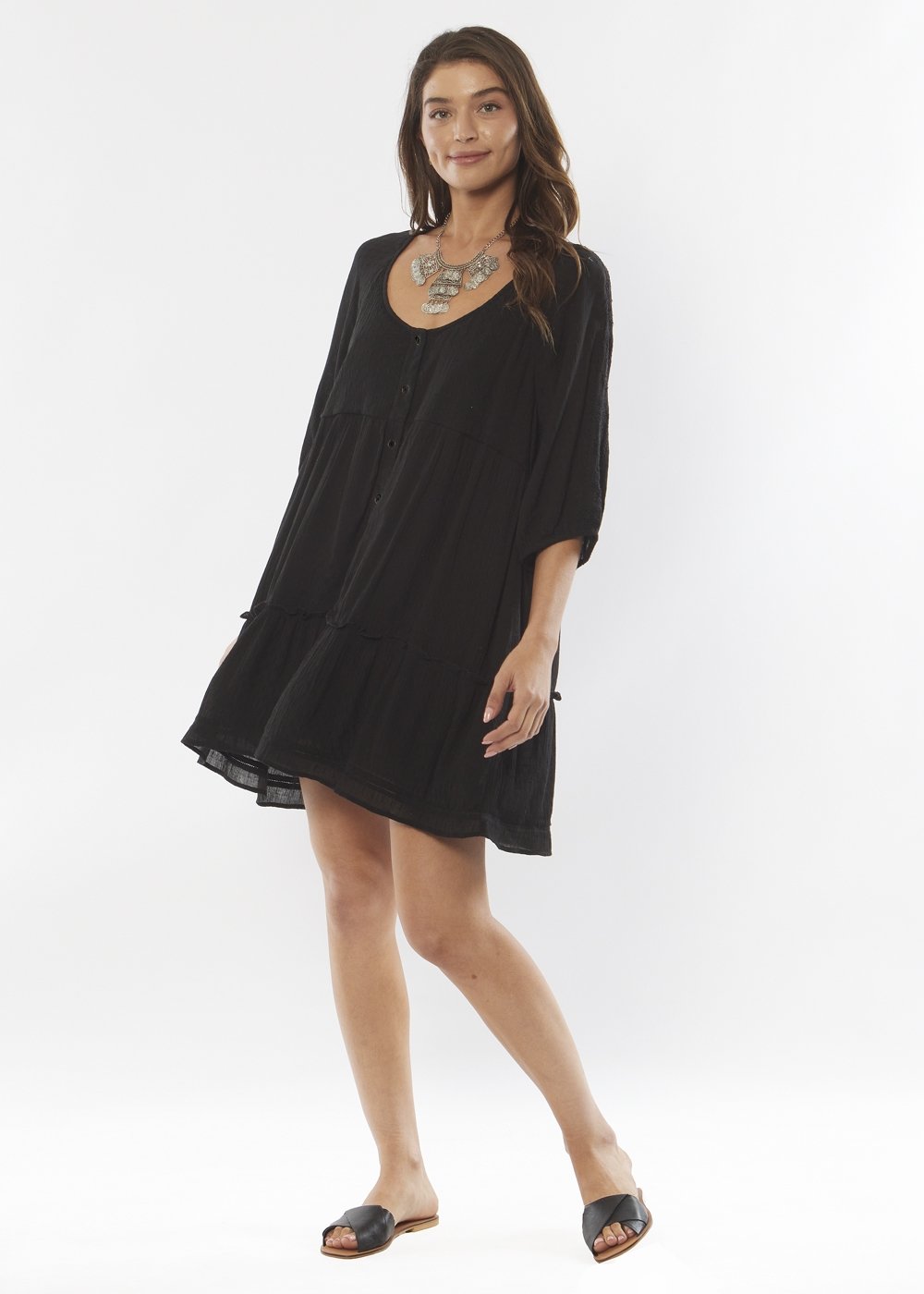 ENDLESS VACATION WOVEN DRESS