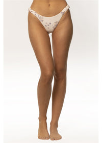 Amuse Society Women's Morning Floral Venice High Hip Bottom in Desert Mist. Front view